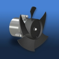 Built-in axial fans